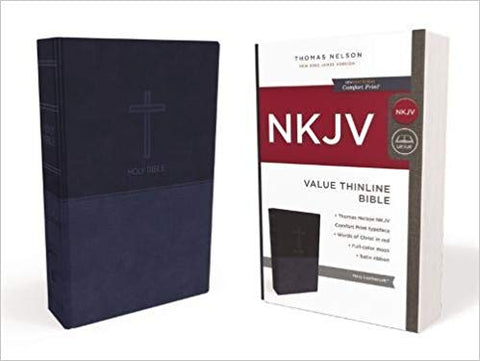 NKJV Navy Value Thinline
